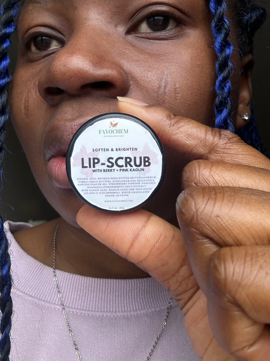 Ensemble de lèvres roses