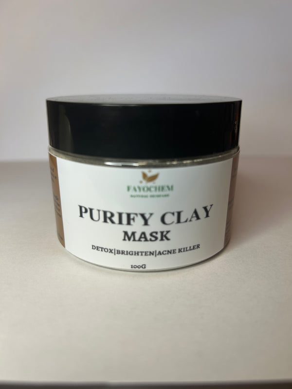 Purify Clay Mask jar